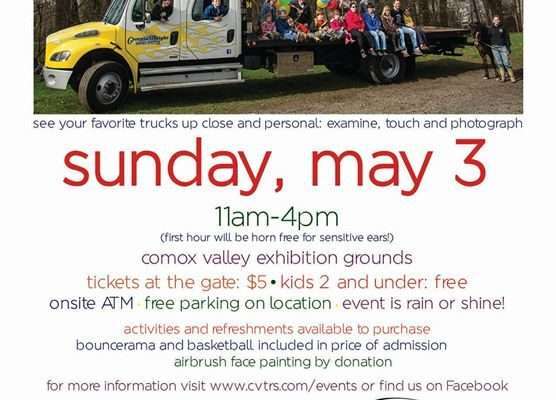 Touch a Truck Exhibition in Comox Valley